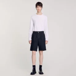 Bermuda En Denim Brut
