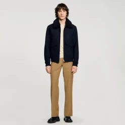 Blouson Aviateur En Laine