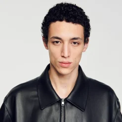 Blouson En Cuir D'agneau