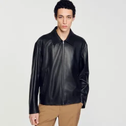 Blouson En Cuir D'agneau