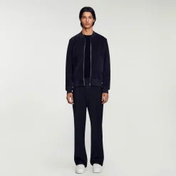 Blouson En Cuir Suédé