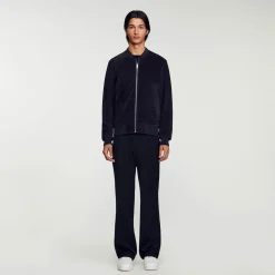 Blouson En Cuir Suédé