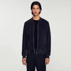 Blouson En Cuir Suédé