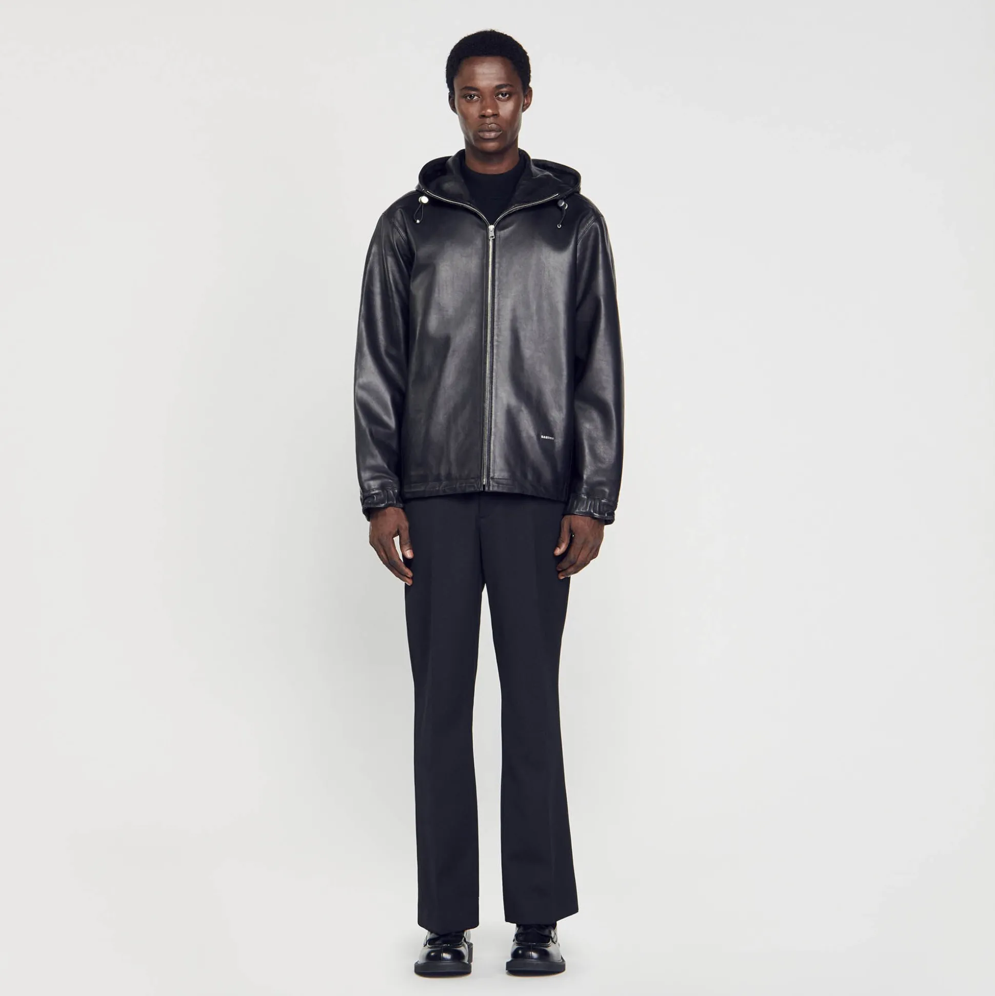 Blouson Oversize En Cuir