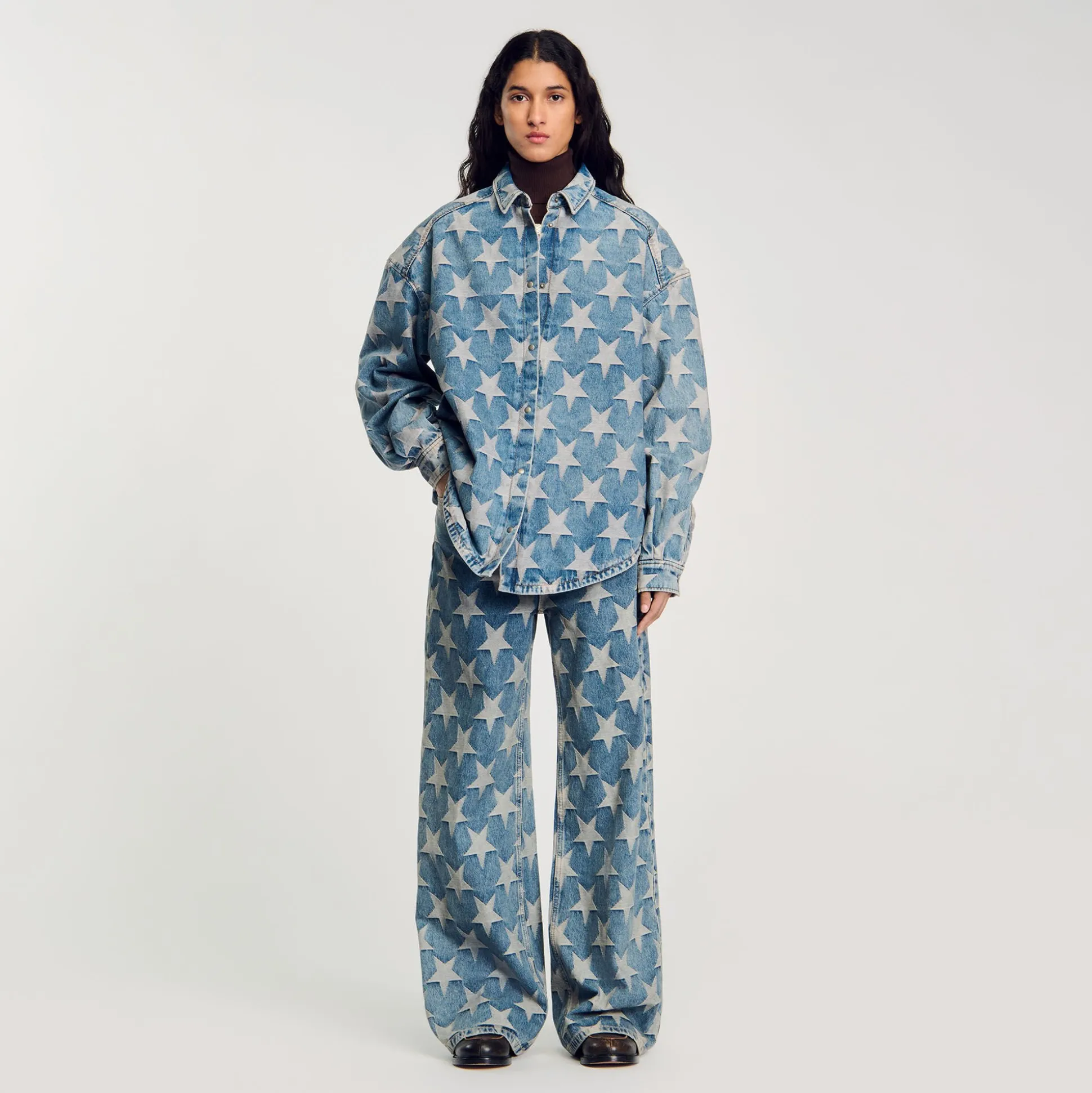Blouson Surchemise En Jean étoiles