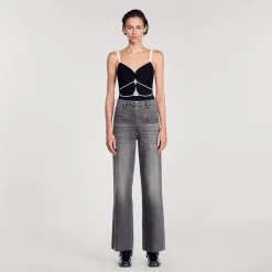 Body En Maille Bicolore