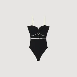 Body En Maille Bicolore