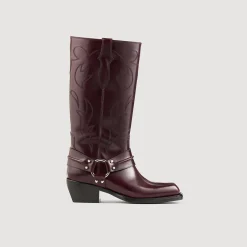 Bottes Hautes à Bouts Carrés