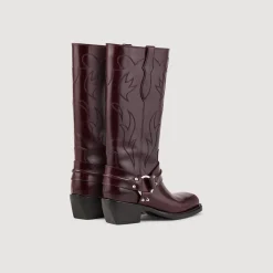 Bottes Hautes à Bouts Carrés