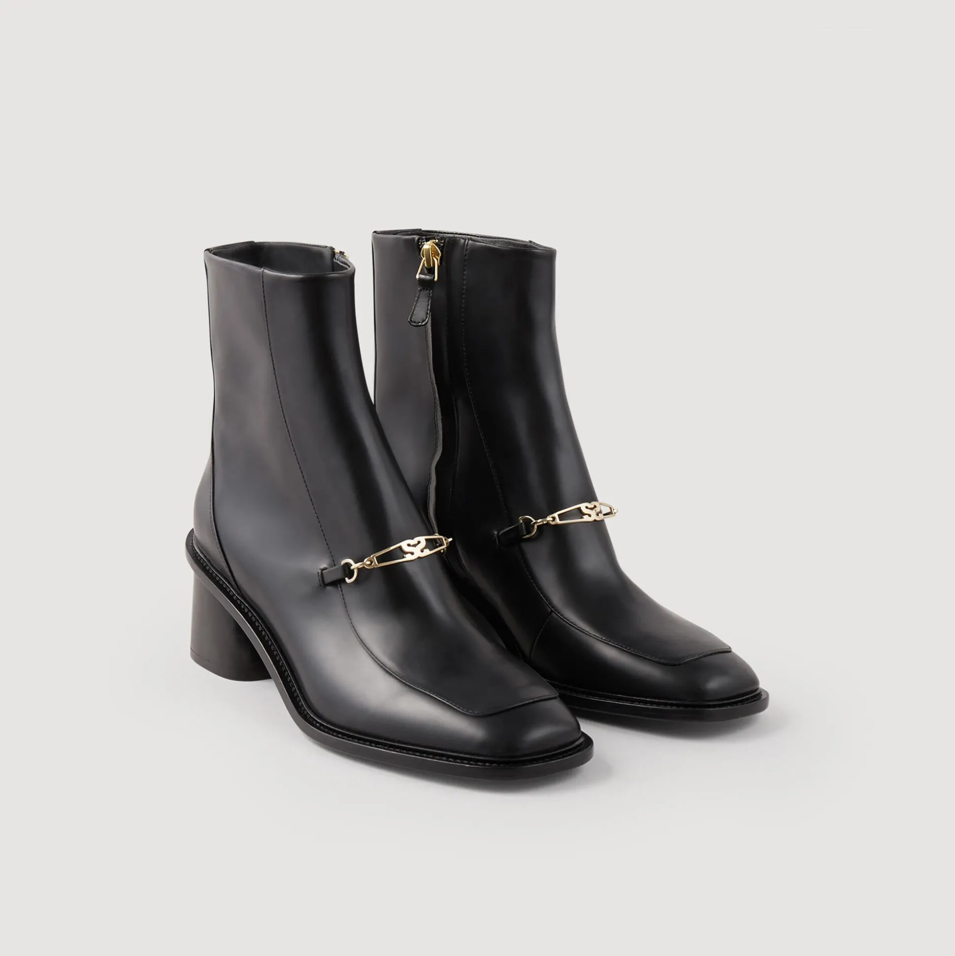 Bottines En Cuir