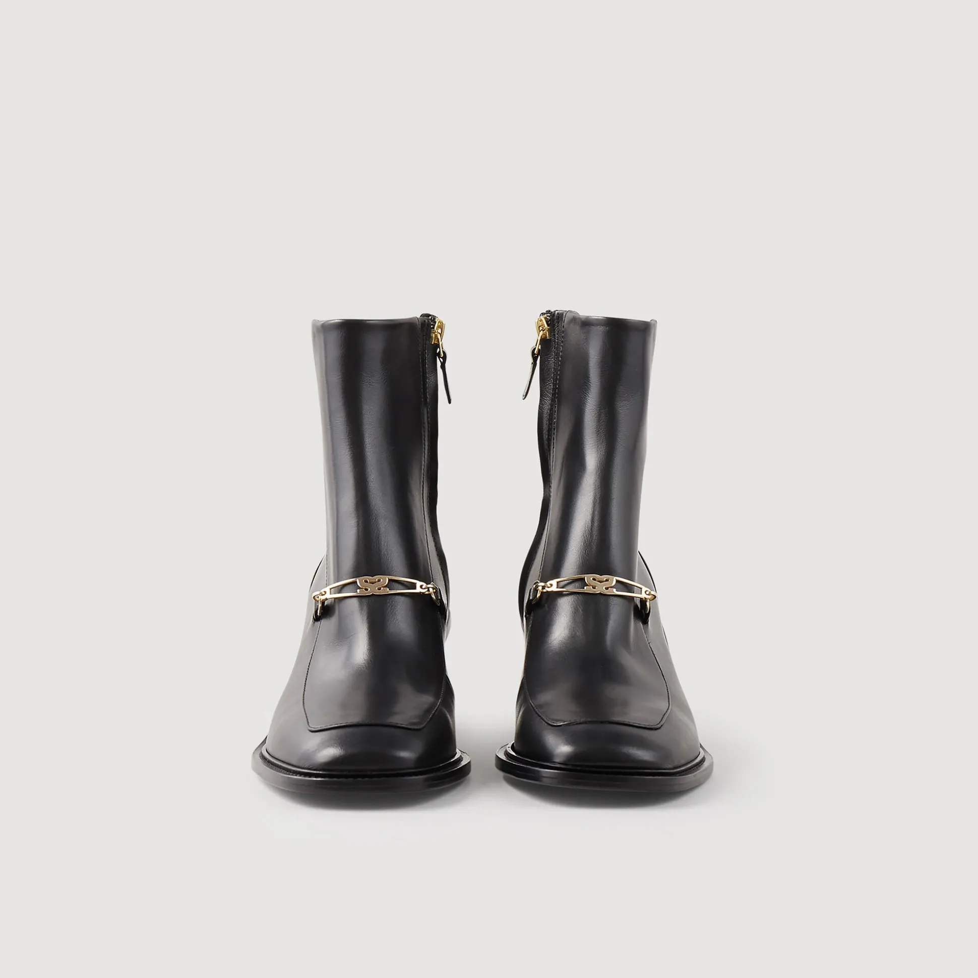 Bottines En Cuir