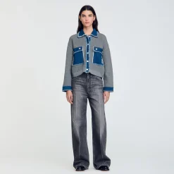 Cardicoat En Maille Et Jean