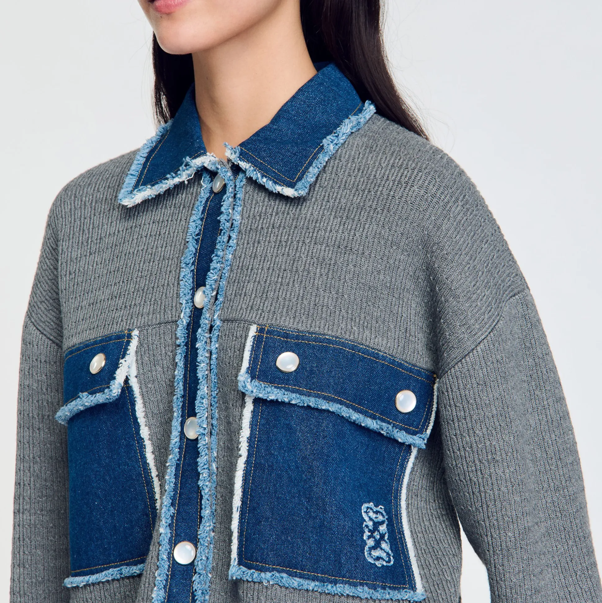 Cardicoat En Maille Et Jean