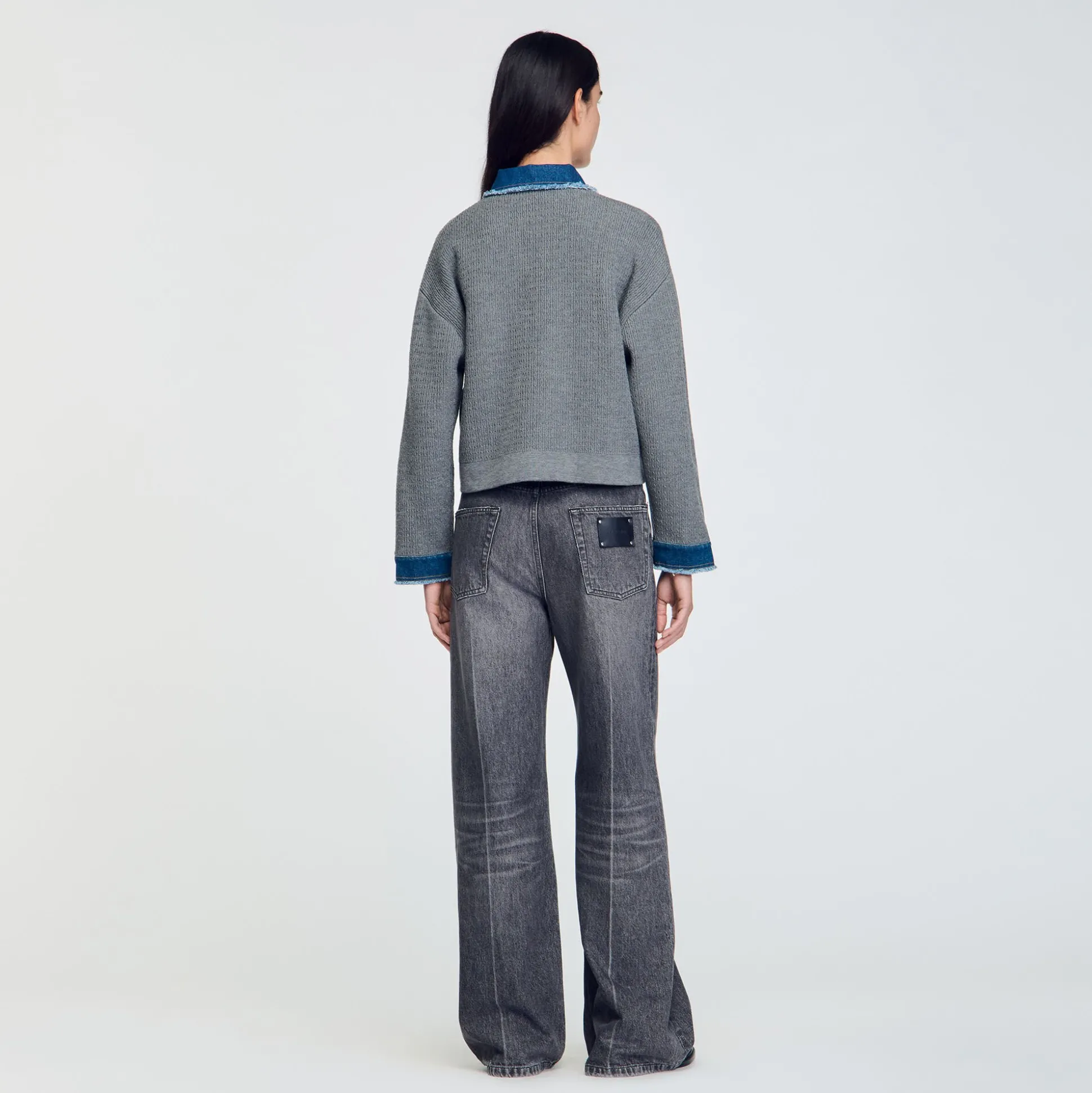 Cardicoat En Maille Et Jean