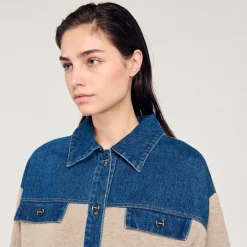 Cardicoat En Maille Et Jean
