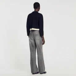 Cardigan à Col Chemise
