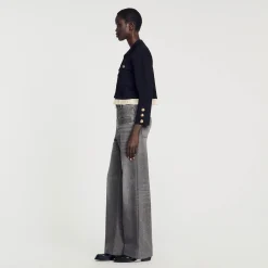 Cardigan à Col Chemise