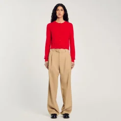 Cardigan à Volants