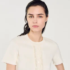 Cardigan à Volants
