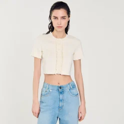 Cardigan à Volants