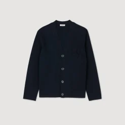 Cardigan Détail Fleur