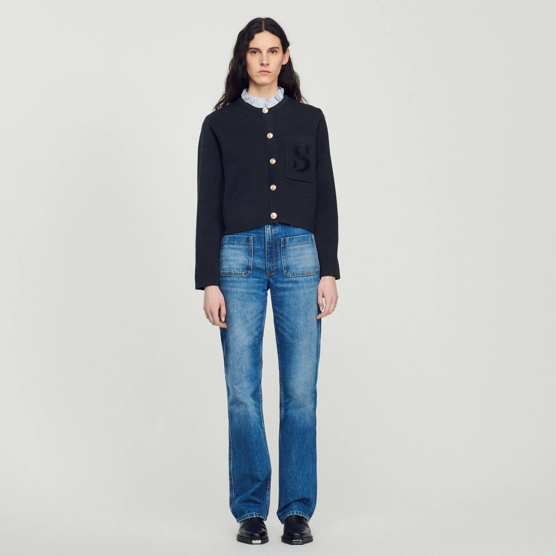 Cardigan En Laine Certifiée
