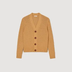 Cardigan En Maille Ajourée