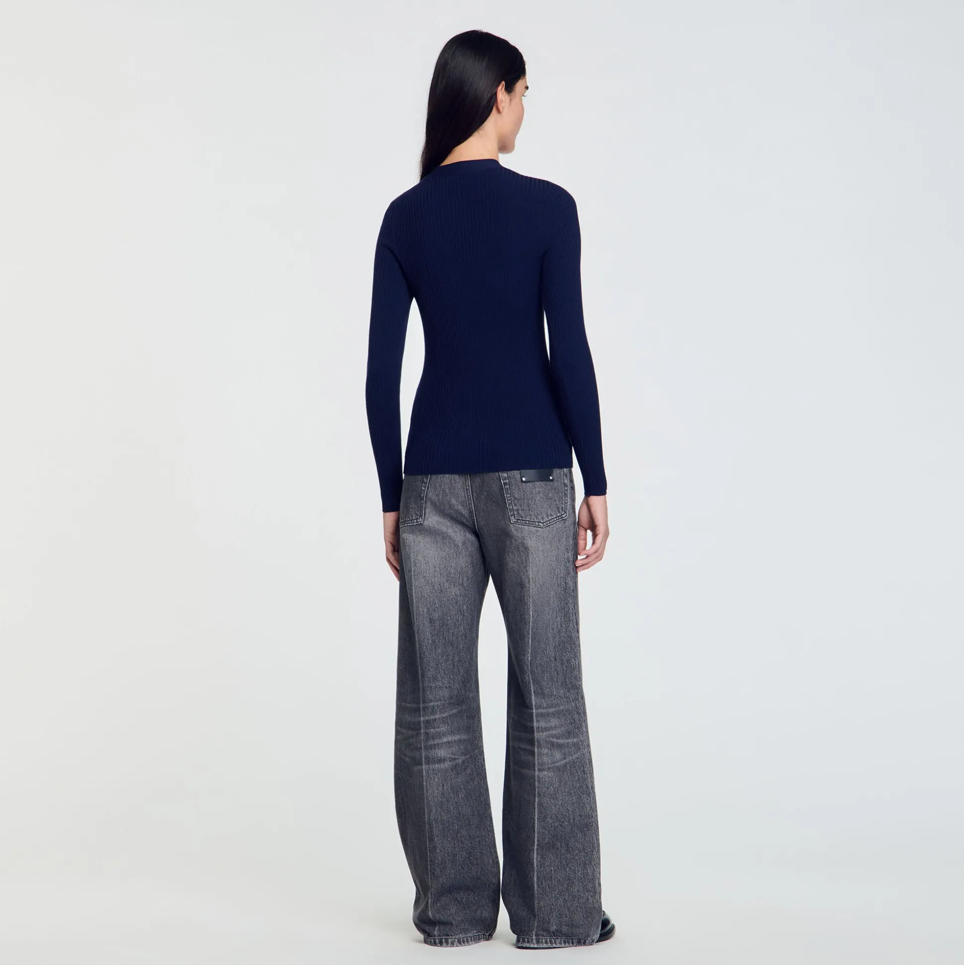 Cardigan En Maille Côtelée