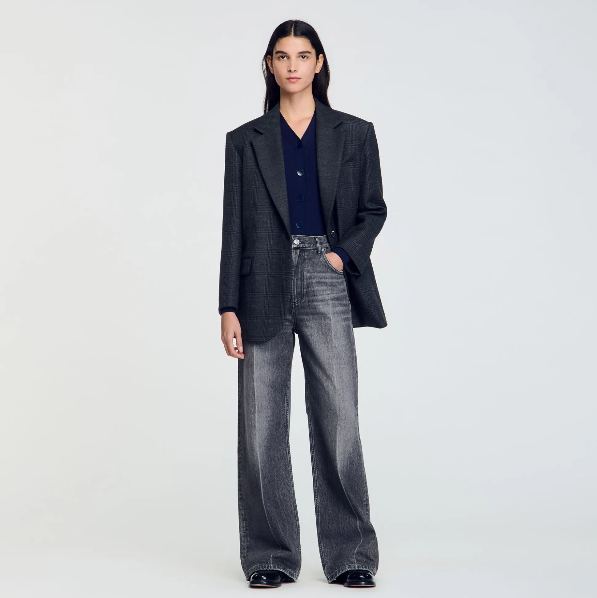 Cardigan En Maille Côtelée