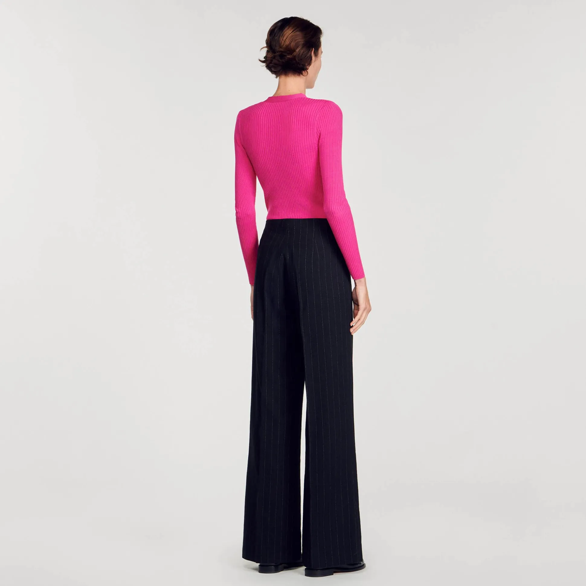 Cardigan En Maille Côtelée