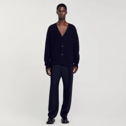 Cardigan En Maille Côtelée
