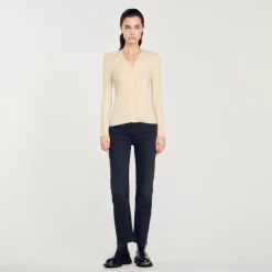 Cardigan En Viscose Certifiée