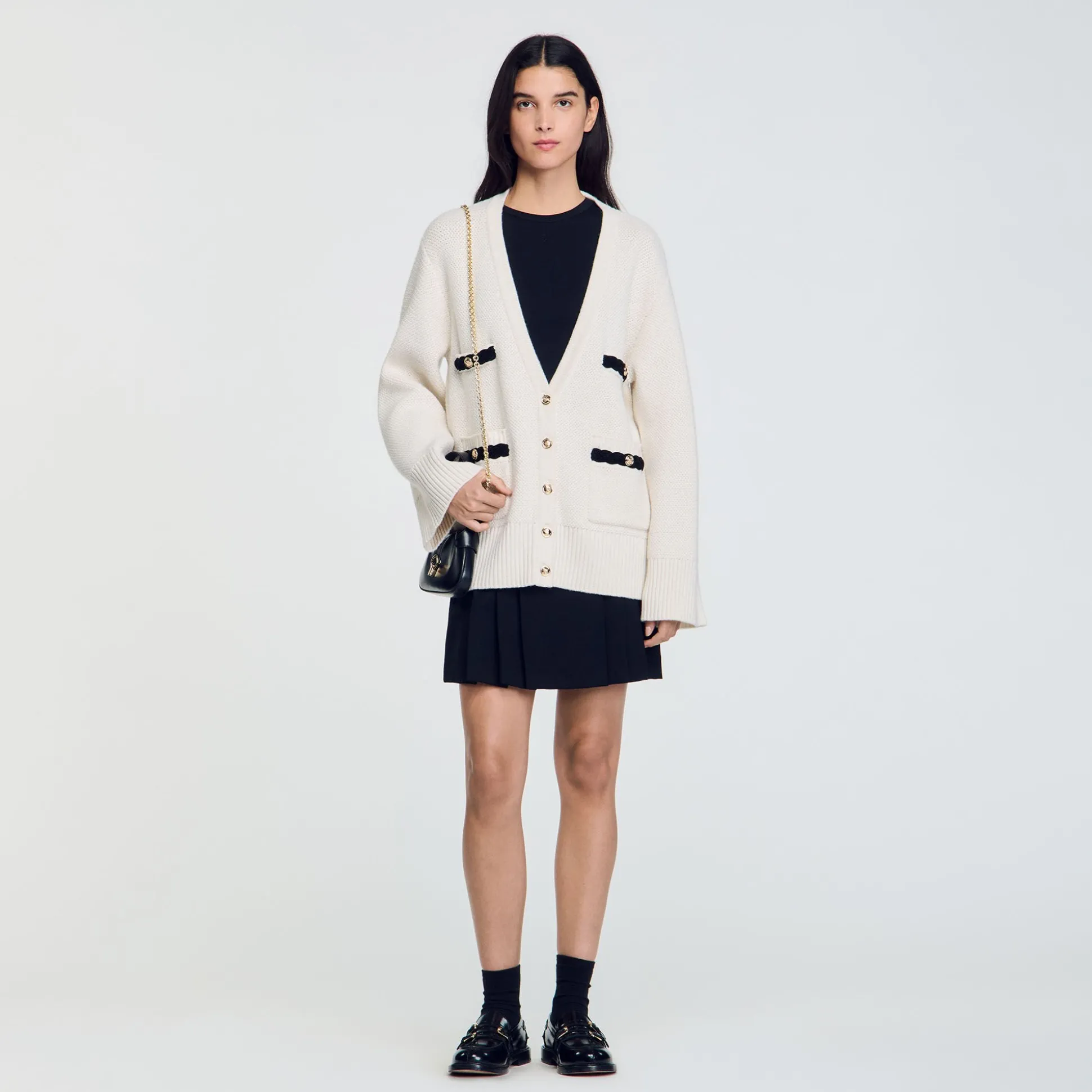 Cardigan Long En Laine