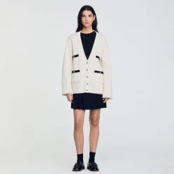 Cardigan Long En Laine