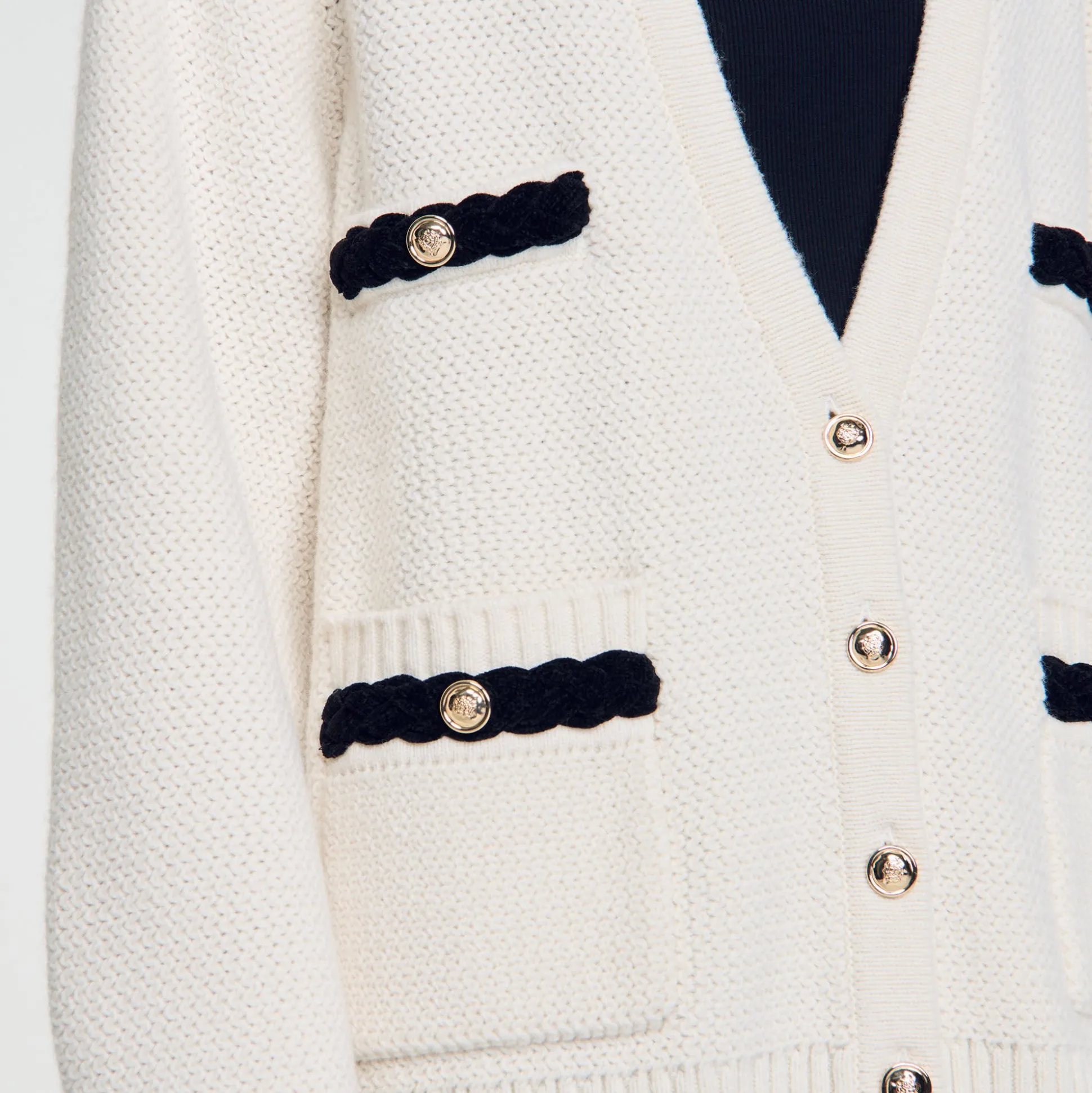 Cardigan Long En Laine