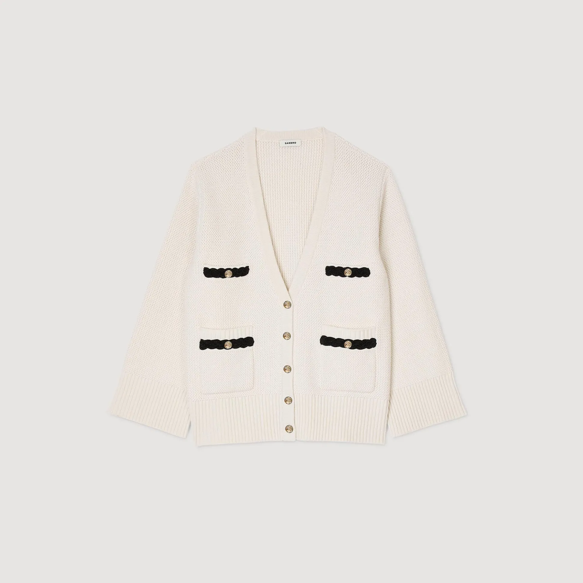 Cardigan Long En Laine