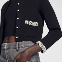 Cardigan Orné De Perles