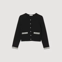 Cardigan Orné De Perles
