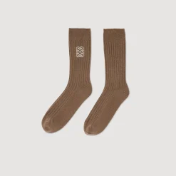 Chaussettes Brodées