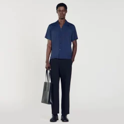 Chemise à Col Requin
