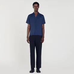 Chemise à Col Requin