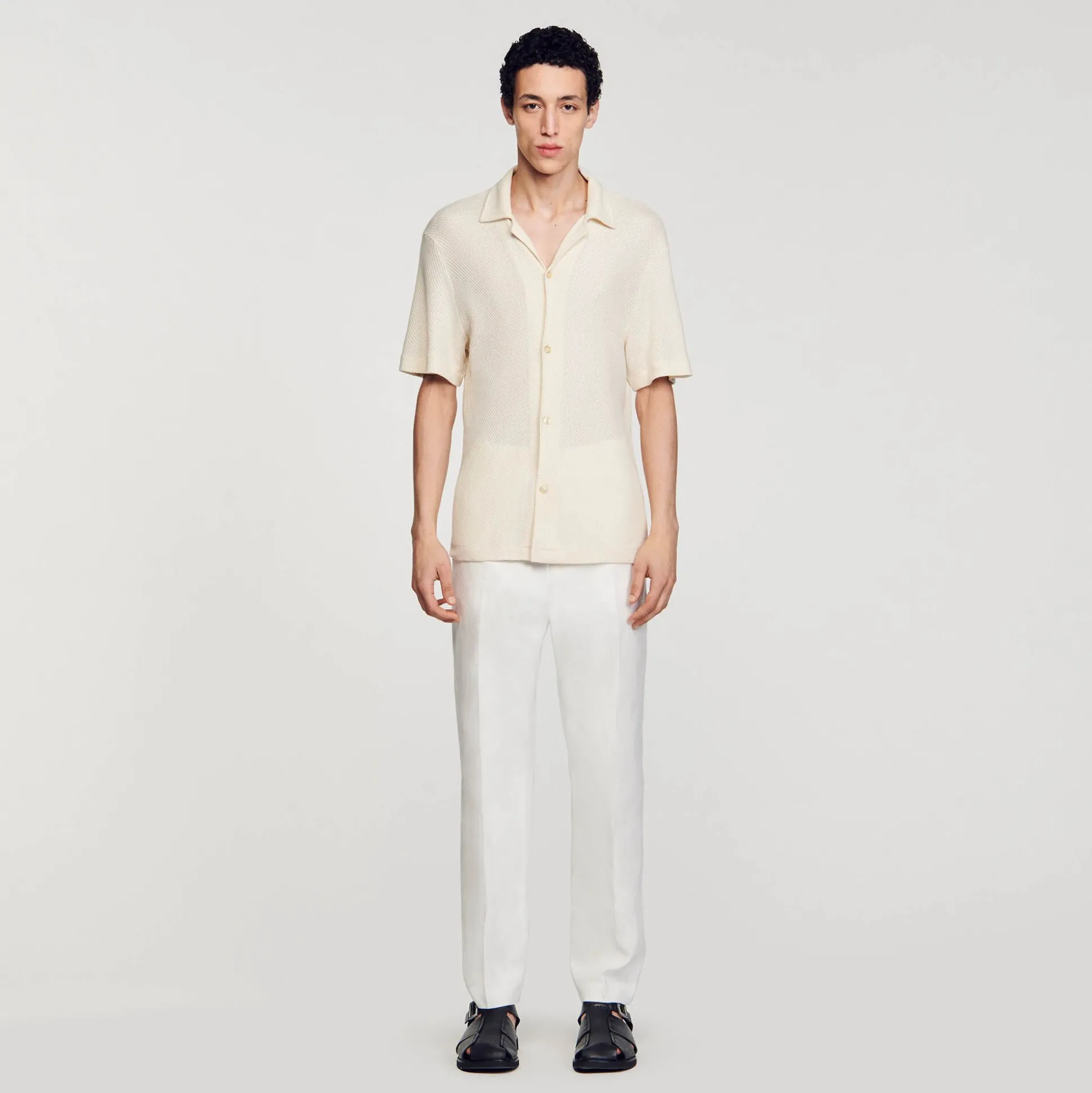 Chemise à Col Requin