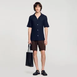 Chemise à Col Requin