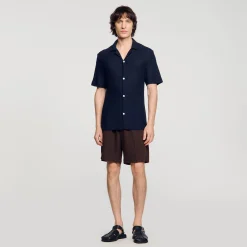 Chemise à Col Requin