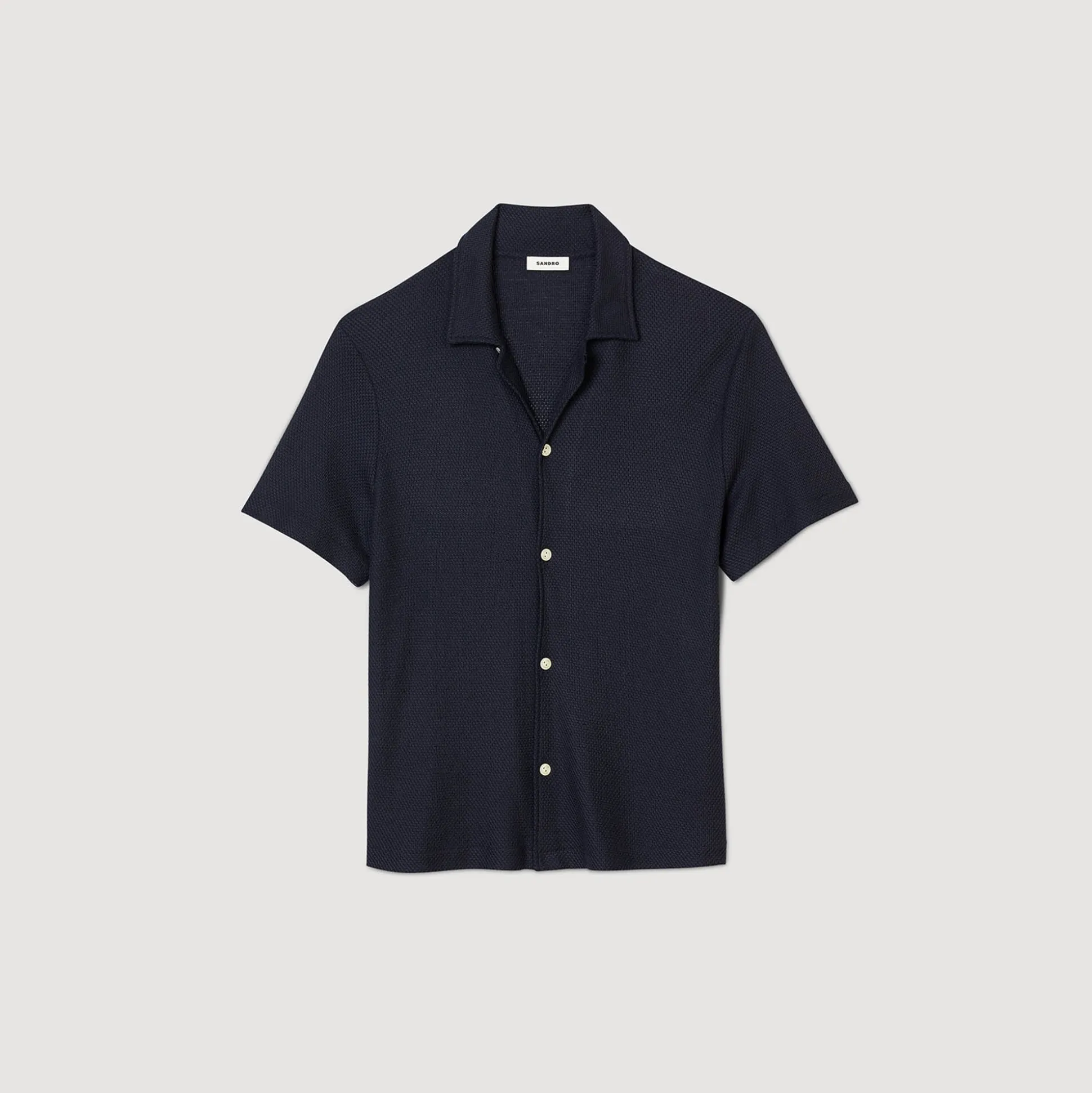 Chemise à Col Requin