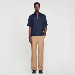 Chemise à Col Zippé