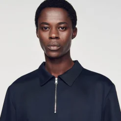 Chemise à Col Zippé