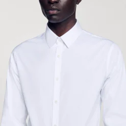 Chemise Ajustée En Coton Stretch