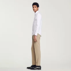Chemise Ajustée En Coton Stretch