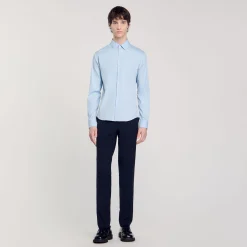 Chemise Ajustée En Coton Stretch